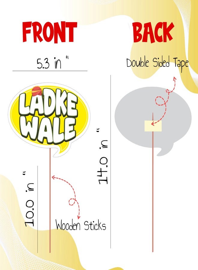 ووبوكس دعائم كشك تصوير حفل الحناء من ووبوكس | دعائم حفل الحناء للعروس | دعائم حفل الحناء للزفاف | دعائم حفل الحناء | دعائم حفل الحناء | مستلزمات تزيين حفل الحناء (أصفر) - Image 3